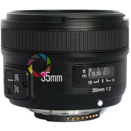 Photocolor Lente Yong Nuo 35mm f/2 para Nikon