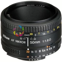 Photocolor Lente Nikon AF 50mm F/1.8D