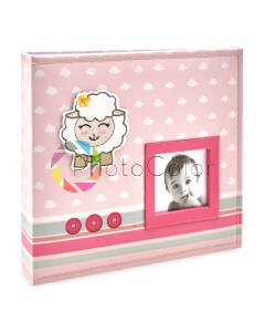 Álbum Ical BeBê Tecido 10x15 200 fotos 815 Ferragem