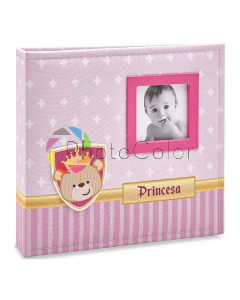 Álbum Ical BeBê Tecido 10x15 200 fotos 866 Ferragem