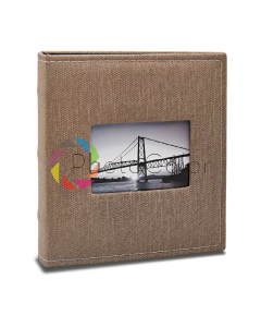 Álbum Ical Prestige 10x15 200 Fotos 483 Janela Folha Preta c/Ferragem