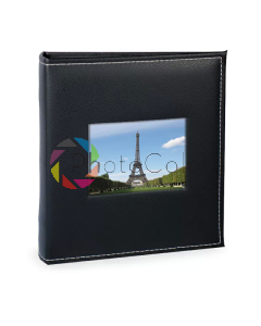 Álbum Ical Prestige 10x15 400 Fotos 510 Janela Folha Preta c/Ferragem