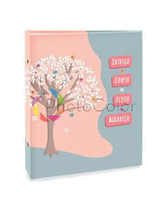 Álbum Ical Criativa 10x15 160 Fotos 900 Folha Preta Rebite