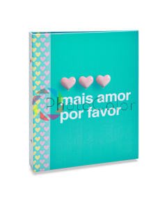 Álbum Ical Criativa 10x15 160 Fotos 939 Folha Preta Rebite