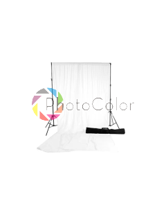 Fundo Tecido Algodão Muslin 3x5m Branco