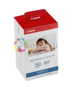 Papel Canon KP108IN (Kit Papel e Rainbow p/108 10x15)