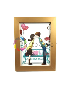 Porta Retrato VDA 13X18 019 Dourado