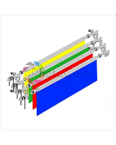 Conjunto Suporte Fundo Infinito Painel Fixo Parede p/4 Fundos