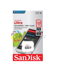 Cartão Memória Sandisk Ultra Micro SDXC 128GB 80MB/s